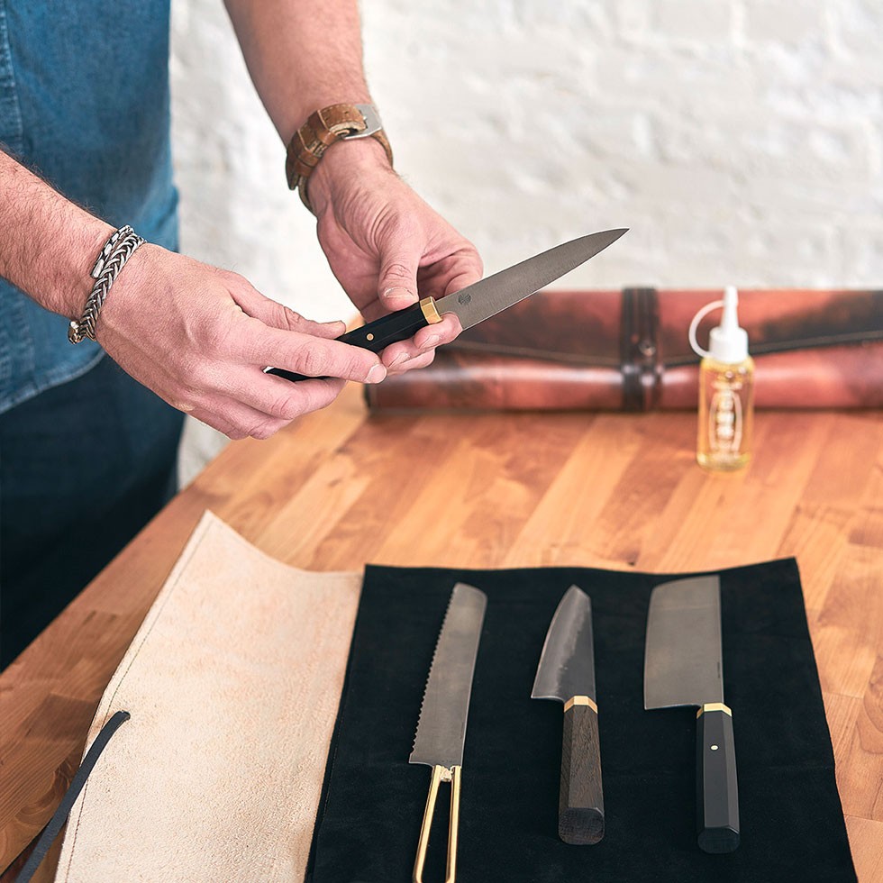 Leather Knife Roll An LS626 Kitchen Collaboration