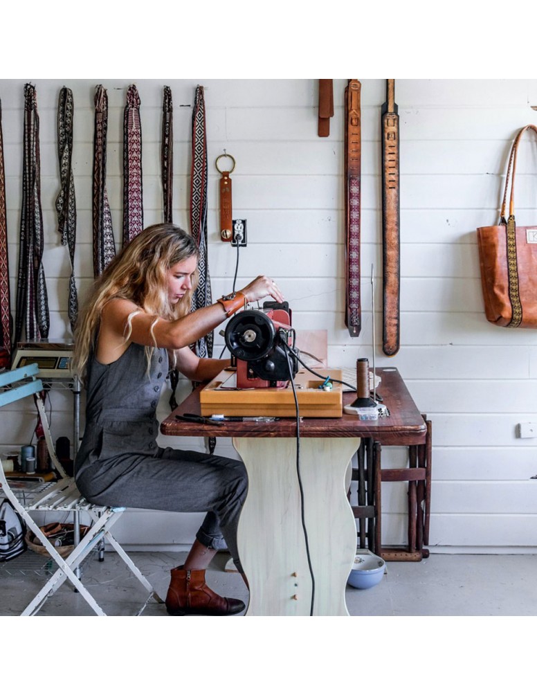 Leather Oven Mitts collaboration with Linny Kenney Leather.