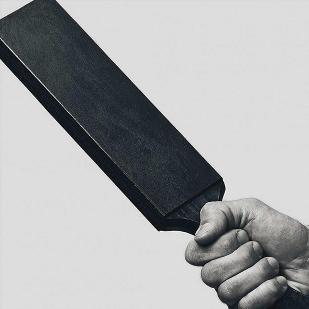 Leather Honing Strop for chef knife care, a collaboration with Will Griffin. Leather Honing Strop for chef knife care, a collaboration with Will Griffin.