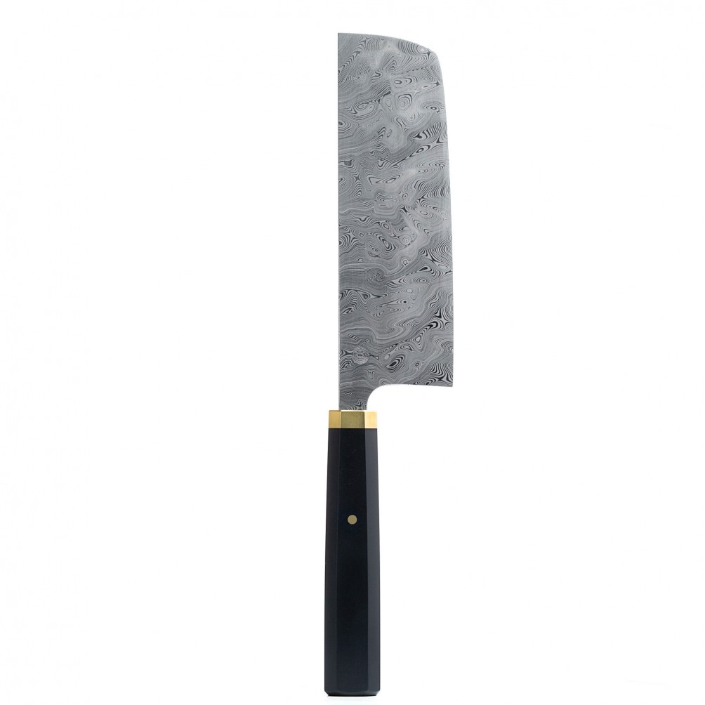 Nakiri LS150 limited edition Damasteel chef's vegetable knife by Andersson Copra.