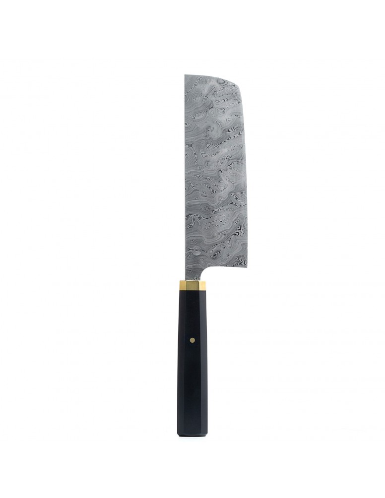 Nakiri LS150 limited edition Damasteel chef's vegetable knife by Andersson Copra.