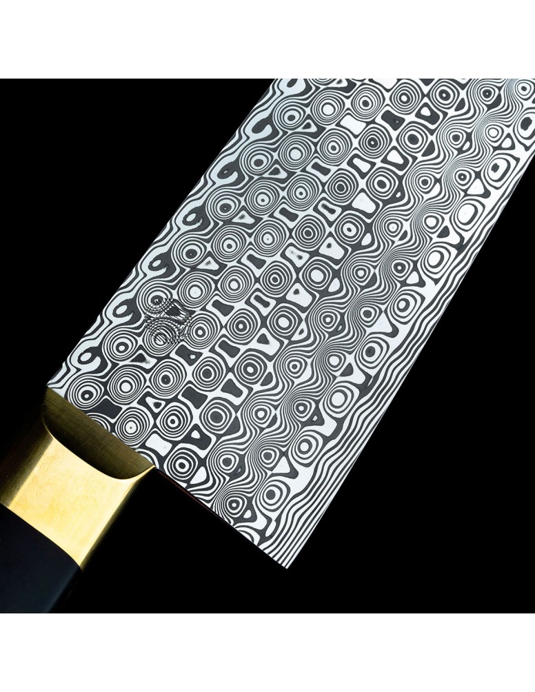 LS626 Classic Chef Knife limited edition in Damasteel stainless damascus.