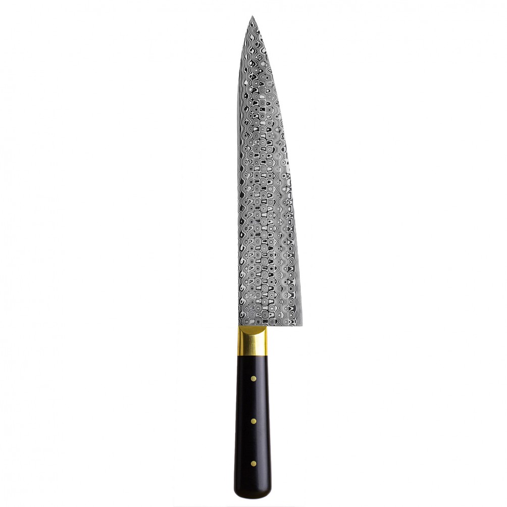 LS626 Classic Chef Knife limited edition in Damasteel stainless damascus.