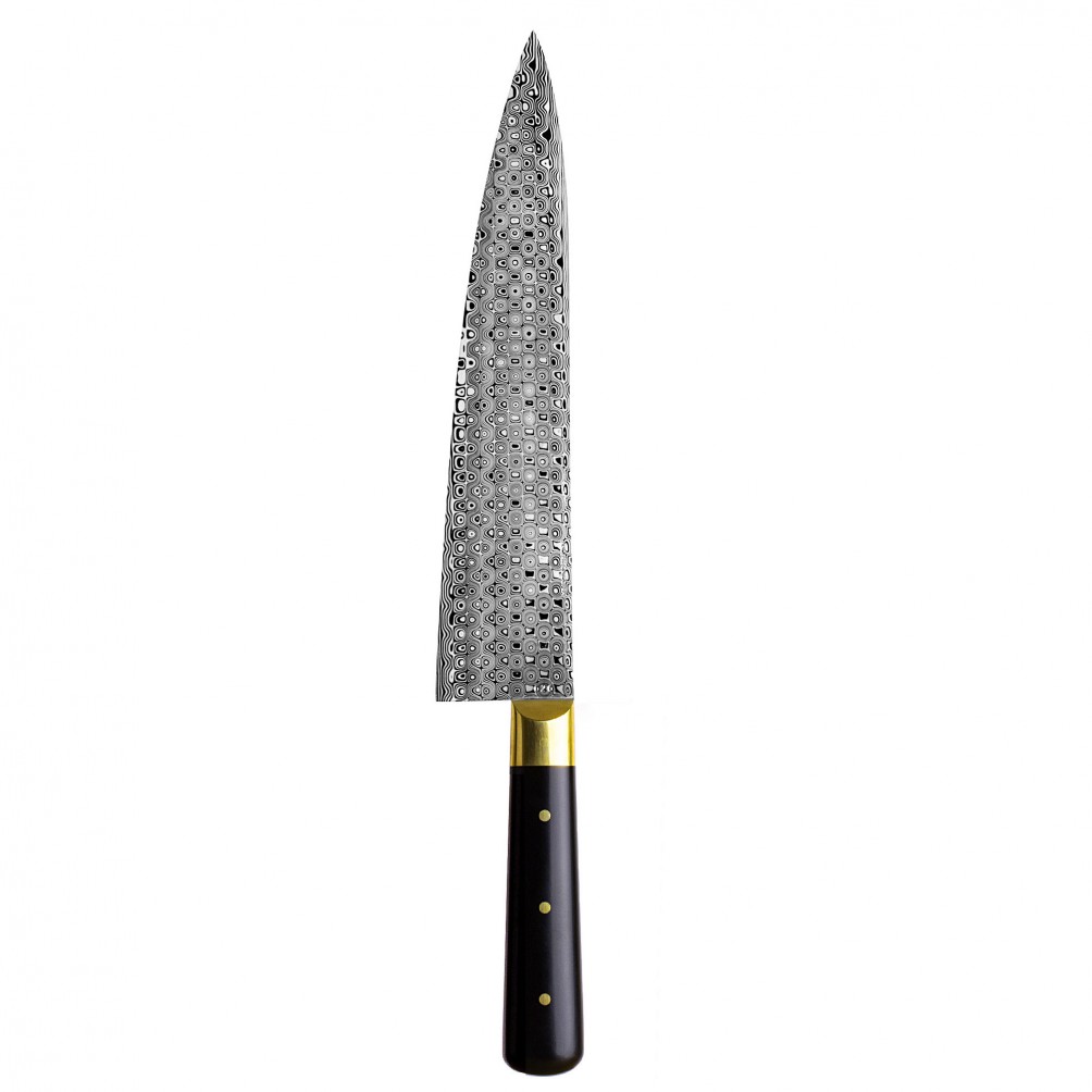 LS626 Classic Chef Knife limited edition in Damasteel stainless damascus.