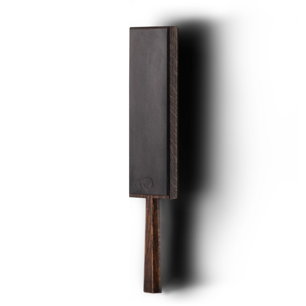 Leather & Oak Magnetic Knife Block | An LS626 Kitchen Collaboration